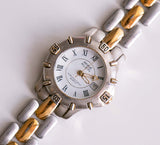 Vintage zweifarbig Anne Klein Date Frauen Uhr | Luxusdesigner Uhr