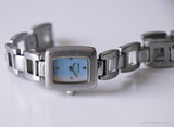 Rectangulaire vintage Relic montre Pour les dames | Perle Dial de marque montre