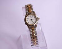 Two-tone Guess Indiglo Quartz Watch for Women | Water Resistant