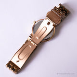 Vintage Rose-gold Kenneth Cole New York Watch for Women with Black Dial