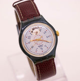 Swatch Cheddar Cheddar Sam103 Watch | 1993 نادر Swatch تلقائي