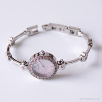 Vintage Pink Relic Blumen Uhr | Perlmilant Dial Armaturen für Frauen