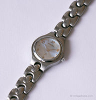 Reflektierendes blaues Zifferblatt Fossil Damen Uhr | Vintage Damen Anlass Uhr