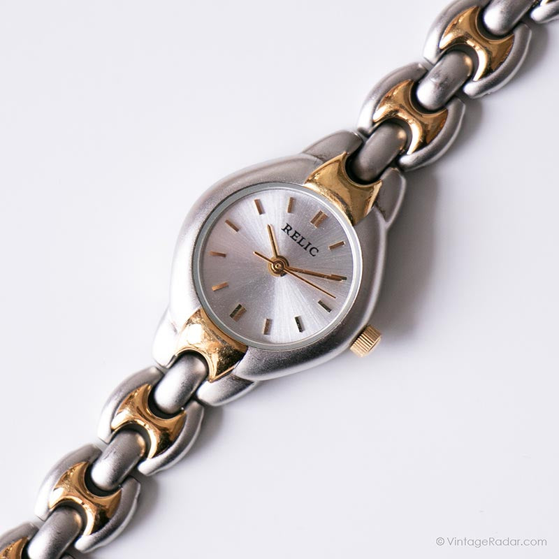 Vintage Tiny Two-tone Watch by Relic | Watch for Small Wrist  display picture 1