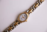 Diminuto Anne Klein II Diamante reloj con dial perla | Diseñador vintage reloj