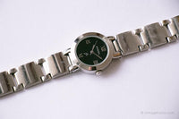 Vintage noir Fossil F2 Dames Quartz montre | Poignet très mince montre