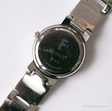 Dial negro vintage Fossil Cuarzo de damas f2 reloj | Muñeca muy delgada reloj