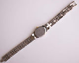Tiny Anne Klein II Diamond Watch with Pearly Dial | Vintage Designer Watch