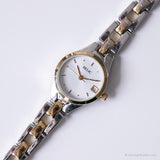 Vintage Relic Two-tone Date Watch | Elegant Round Dial Watch for Her