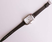 Vintage Silver-tone Anne Klein Watch for Women with Rectangular Dial