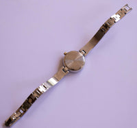 Armitron Silver-tone Watch for Ladies with Swarovski Crystals Bracelet
