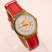 90s swatch روبن SAM100 ساعة | سويسري أوتوماتيكي 23 جواهر swatch راقب