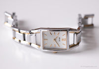 Vintage Rechteck Relic Uhr | Damen Edelstahl Uhr