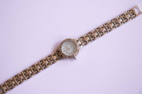 Silver-tone Armitron Quartz Watch with Blue Dial | Ladies Wristwatch