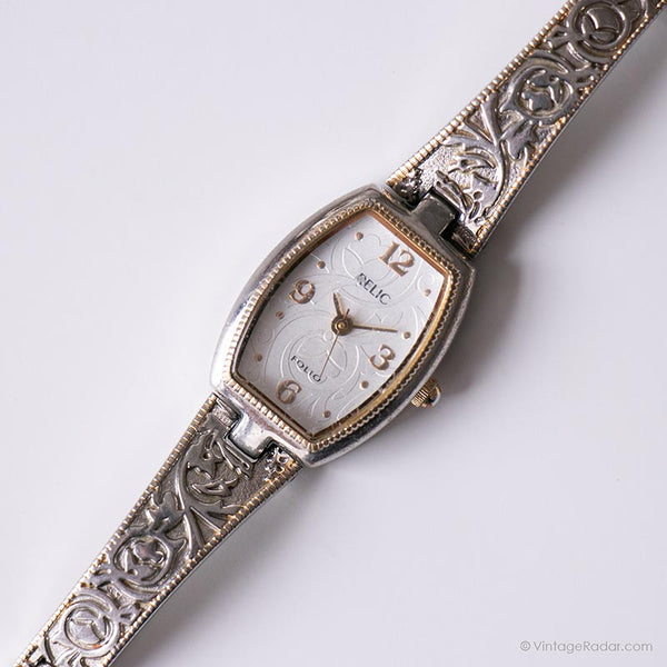 Elegante vintage Relic Guarda per lei | Art Nouveau Owatch da polso