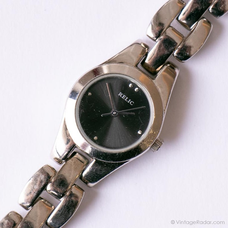 Vintage Black-Dial Relic Watch for Her | Relic by Fossil Ladies Watch ...