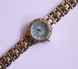 Silberton Armitron Quarz Uhr mit blauem Zifferblatt | Damen Armbanduhr