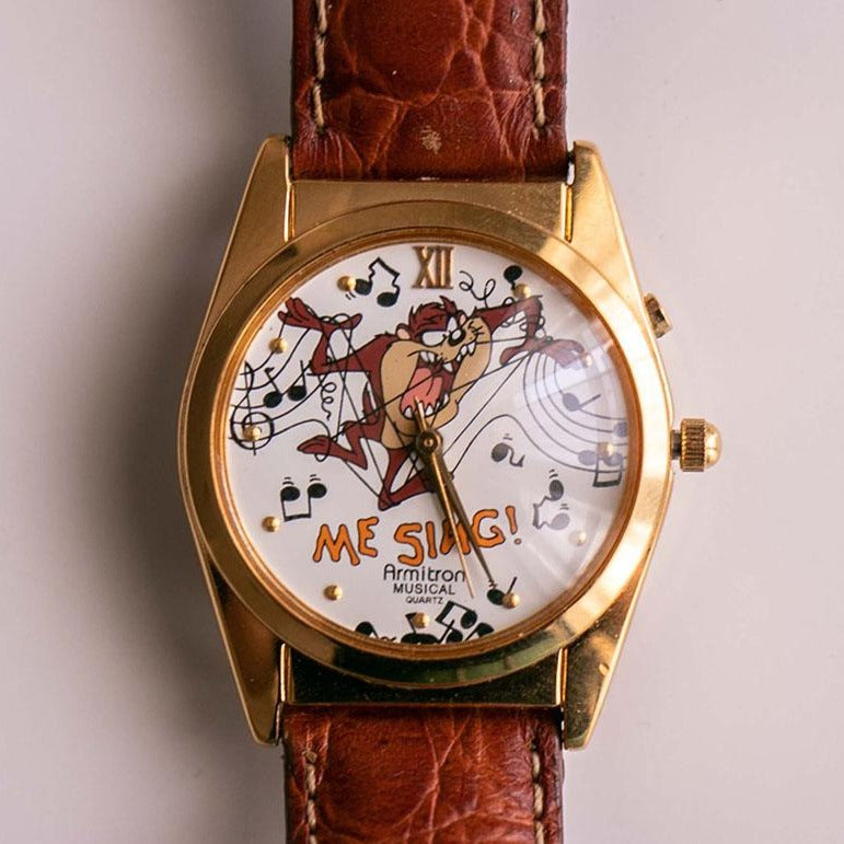 Vintage Tasmanian Devil Musical Watch | Armitron Looney Tunes