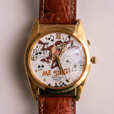 Antiguo Tasmanian Devil Musical reloj | 90 Armitron Looney Tunes reloj