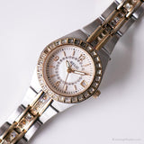 Jahrgang Relic Luxus Uhr für Frauen | Datum Armbanduhr mit Kristallen