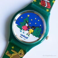 Noël vintage montre | Rétro 90S UNICEF montre