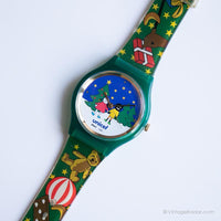 Noël vintage montre | Rétro 90S UNICEF montre