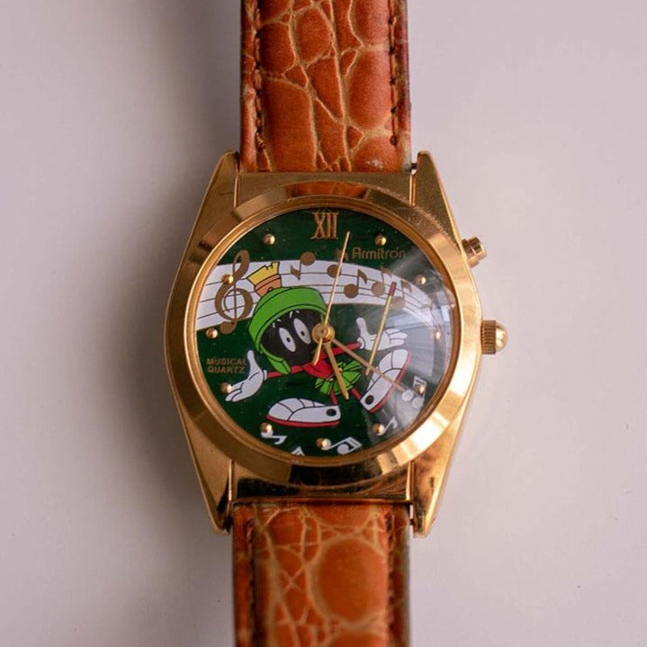 Seltener Vintage Marvin the Marsualical Uhr Armitron Musical Uhr