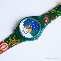 Orologio natalizio vintage | Orologio UNICEF degli anni '90 retrò