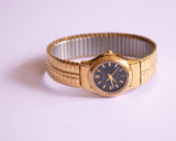 Schwarzes Zifferblatt Gold-Ton Armitron Uhr | Beste Luxus -Damenuhren