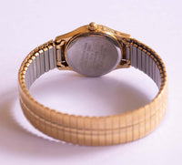 Tono de oro de dial negro Armitron reloj | Mejores relojes de lujo damas