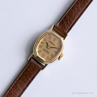 Vintage Gold-tone Mechanical Watch by Adora | Best Vintage Watches for Her