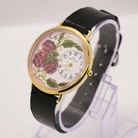 Vintage Floral Marie Lourdes Quartz Watch | Oversized Floral Watch