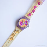 Vintage Haribo Wallwatch para mujeres | Oso de goma amarilla reloj