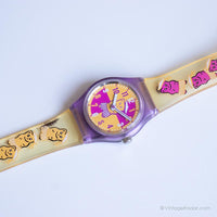 Vintage Haribo Armbanduhr für Damen | Gelber Gummibär Uhr