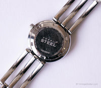 White-Dial Fossil Steel Watch for Women | Solid Stainless Steel Watch Vintage