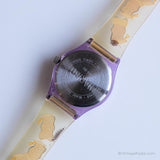 Montre-bracelet vintage Haribo pour dames | Ours gommeux jaune montre
