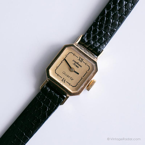 Palas vintage Stowa reloj para ella | Pequeño tono de oro elegante reloj