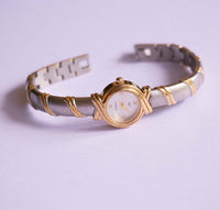 Luxus zweifarbig Armitron Uhr für Frauen | Elegante Damen Uhr