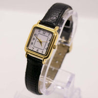 Semplice orologio rettangolare piccolo tono d'oro | Negozio di orologi vintage