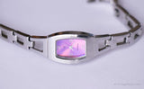 Vintage Purple-Dial Fossil F2 Watch | Fossil Quartz Watch for Ladies