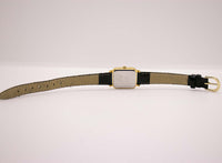 Einfacher rechteckiger kleiner Gold-Ton Uhr | Jahrgang Uhr Speichern