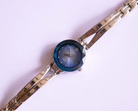 Blaues Zifferblatt Armitron Diamond jetzt Damen Uhr | Silberton-Damen Uhr
