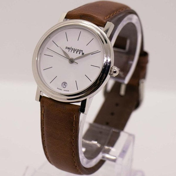 Classic Swiss vintage Swiss ha fatto un orologio da finestra per uomini e donne