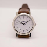 Ventana clásica de fechas clásicas clásicas vintage reloj para hombres y mujeres