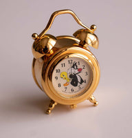Antiguo Tweety y Sylvester pequeño reloj de mesa | 1996 Westclox reloj