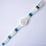 2017 Swatch LW157 Vents et Marees reloj | Blanco vintage Swatch Lady