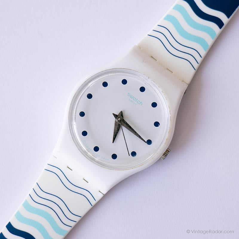 2017 Swatch LW157 VENTS ET MAREES Watch | Vintage White  display picture 1