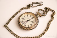 Bolsillo de la torre de Eiffel vintage reloj | Chaleco elegante reloj