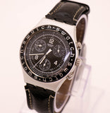 1995 Vintage swatch Ironía Chronograph YCS1000 Alta cola reloj con caja