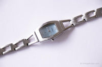 Vintage Blue-Dial Fossil Women's Watch | Pre-owned Fossil Ladies Watch